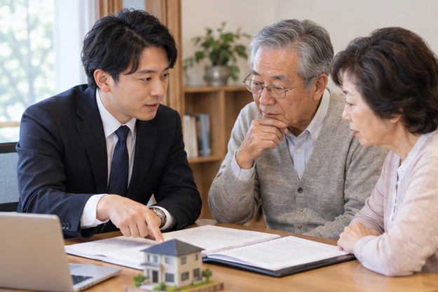相続と不動産の手続き相談（AI生成イメージ）