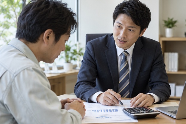 税務・会計の相談(AI生成イメージ)