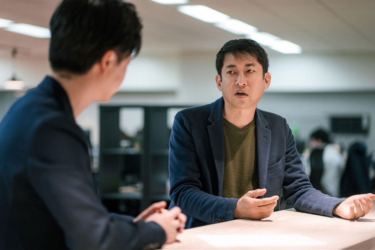 左から長橋、山口氏