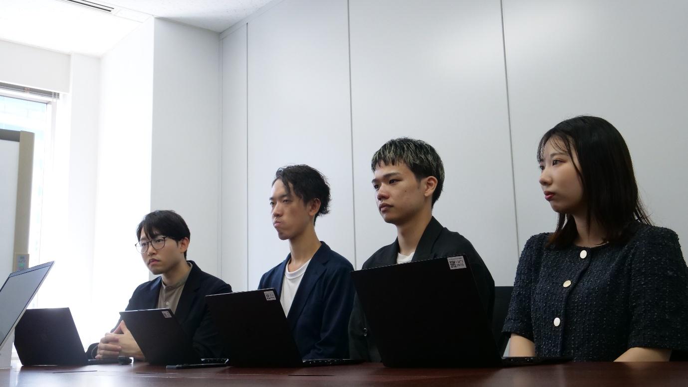 左から宇治家、浅尾様、川添、吉野、清水