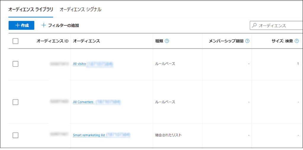 リマーケティングリストの自動生成