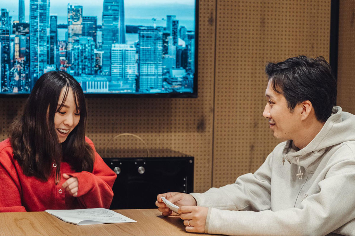 左から有馬、村山さん